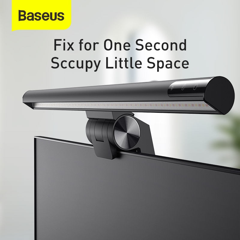 Baseus Stepless Dimming Eye-protection LED Desk Lamp For Computer PC Monitor Screen