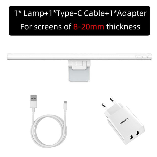 Baseus Stepless Dimming Eye-protection LED Desk Lamp For Computer PC Monitor Screen