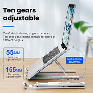 HOT Portable Laptop holder Support Base Notebook Stand desk