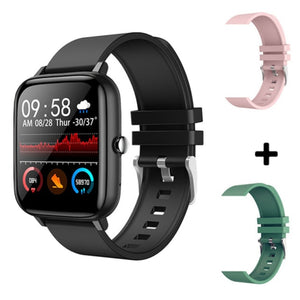 2021 Smart Watch Women Men Heart Rate Fitness Tracker Bracelet Watch Bluetooth Call Waterproof Sport Smartwatch For Android IOS