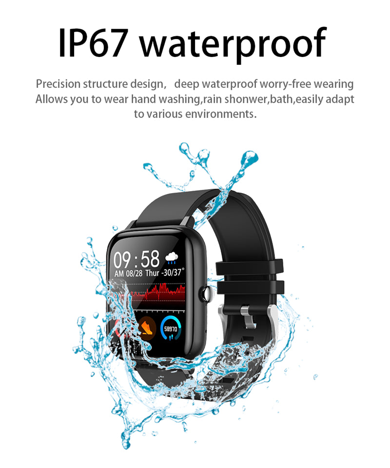 2021 Smart Watch Women Men Heart Rate Fitness Tracker Bracelet Watch Bluetooth Call Waterproof Sport Smartwatch For Android IOS